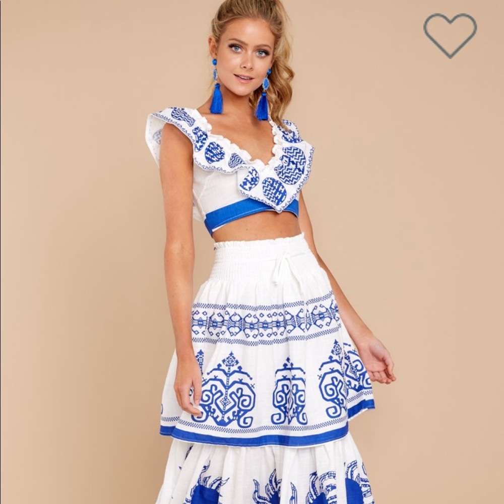 Red Dress A Time For Everything 2 PC Set